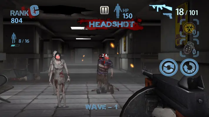 Zombie Hunter King android App screenshot 4